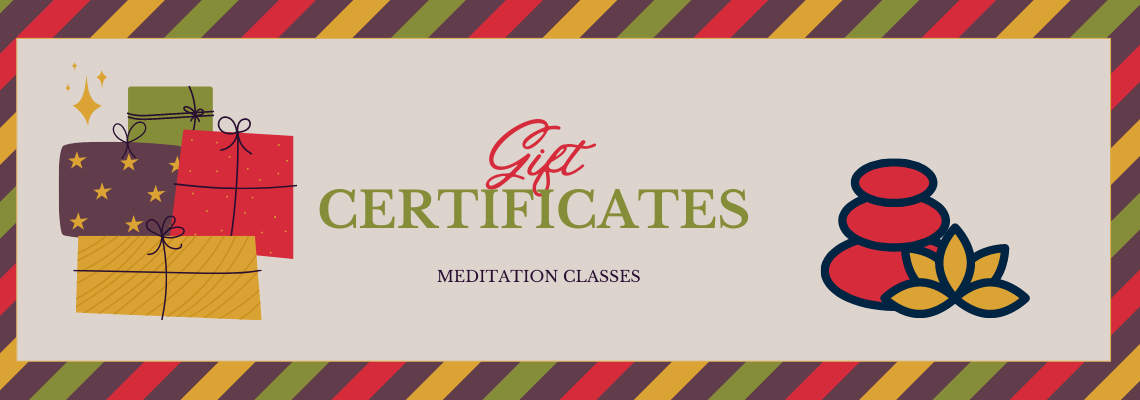 Meditation Gift Certificates